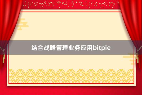 结合战略管理业务应用bitpie