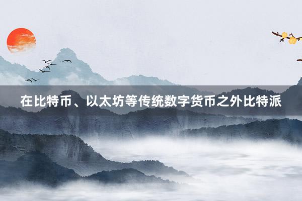 在比特币、以太坊等传统数字货币之外比特派