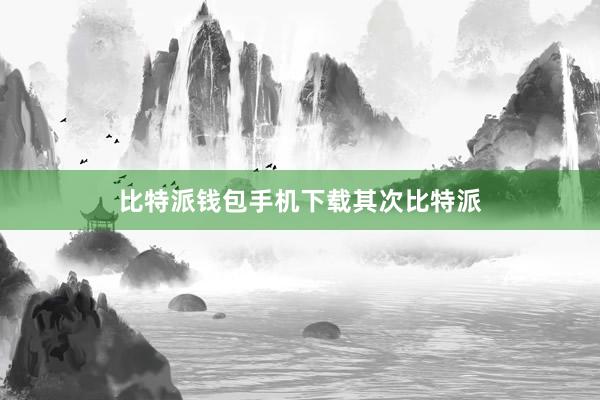 比特派钱包手机下载其次比特派