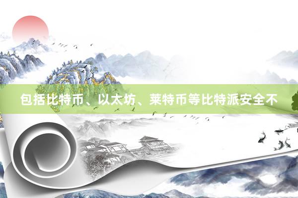 包括比特币、以太坊、莱特币等比特派安全不