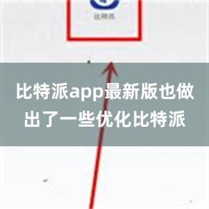 比特派app最新版也做出了一些优化比特派