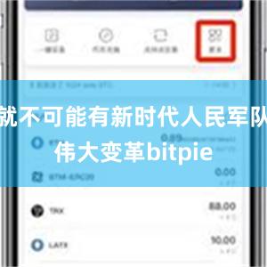 就不可能有新时代人民军队伟大变革bitpie