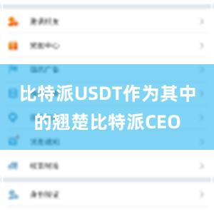 比特派USDT作为其中的翘楚比特派CEO