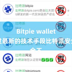 Bitpie wallet通过最新的技术手段比特派安全不