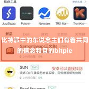 比特派中的东说念主们有着共同的信念和目的bitpie