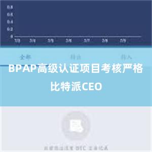 BPAP高级认证项目考核严格比特派CEO